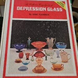 Depression Glass Collector's Encyclopedia by Gene Florence - Red Cover